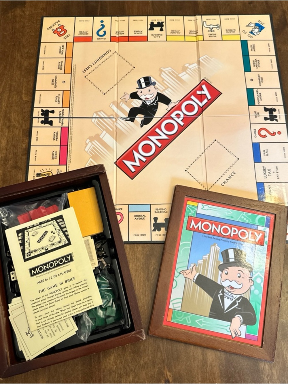 Library Monopoly Vintage Book Game Board Game Family Nostalgia Travel